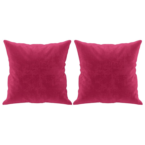 Weinrotes 2-Sitzer Samt Sofa 140cm