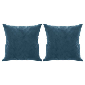Blaues 2-Sitzer Sofa Samt 140cm