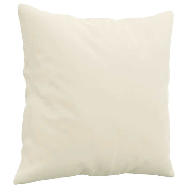 3-Sitzer Sofa Creme Samt 180 cm