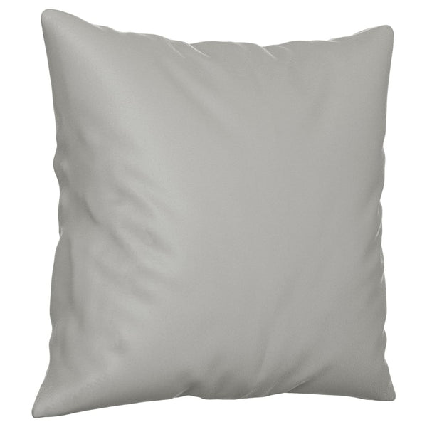 2-Sitzer Sofa Hellgrau mit Kissen
