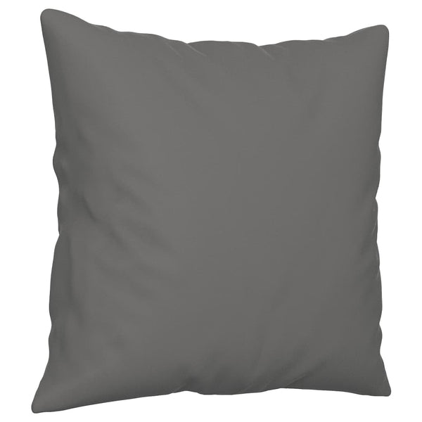 2-Sitzer Sofa Dunkelgrau mit Kissen