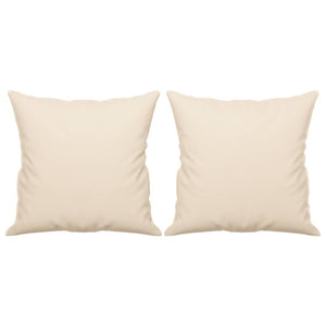 Beige 2-Sitzer Sofa mit Kissen, 120 cm