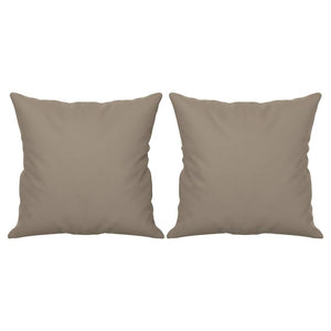 2-Sitzer Sofa Taupe Mikrofaser 140cm