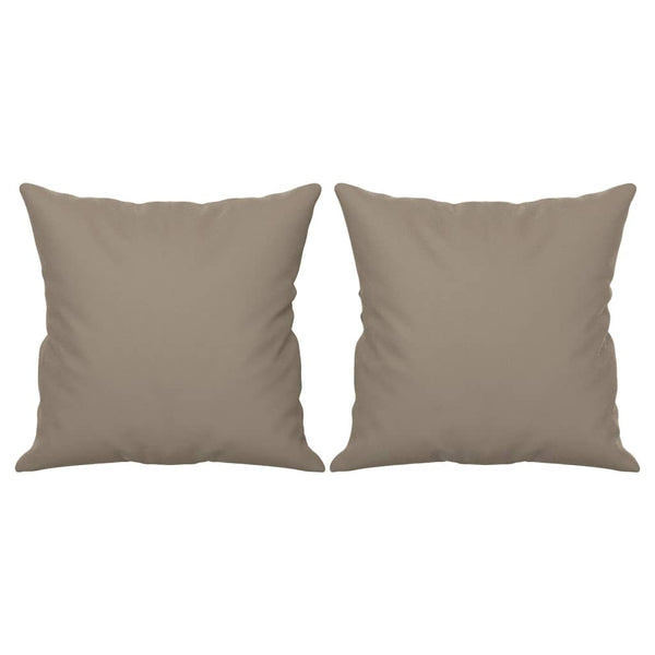 2-Sitzer Sofa Taupe Mikrofaser 140cm