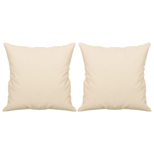 Beige 2-Sitzer Sofa mit Kissen