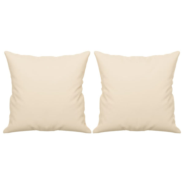 Beige 2-Sitzer Sofa mit Kissen
