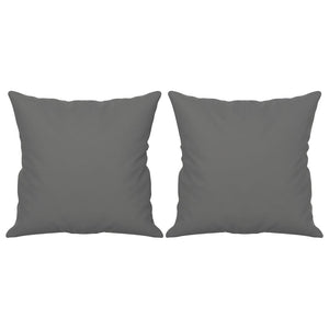 Dunkelgraues 3-Sitzer Sofa mit Kissen