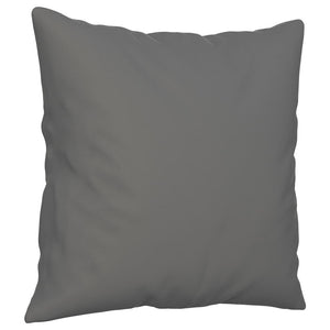 Dunkelgraues 3-Sitzer Sofa mit Kissen