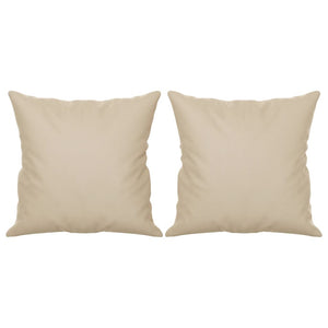 3-Sitzer Sofa Creme Mikrofaser 180 cm