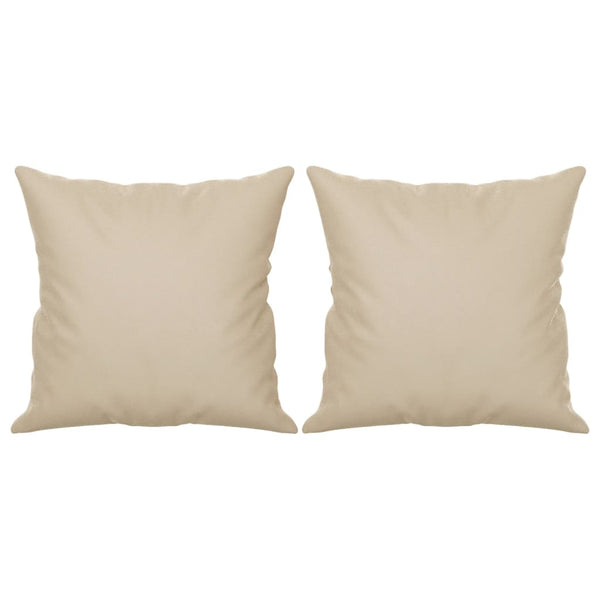 3-Sitzer Sofa Creme Mikrofaser 180 cm