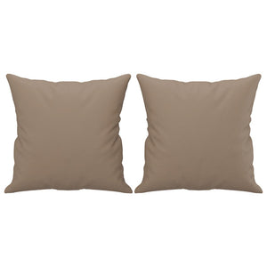 2-Sitzer Kunstleder Sofa Cappuccino-Braun