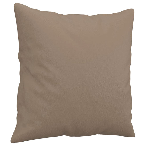 2-Sitzer Kunstleder Sofa Cappuccino-Braun