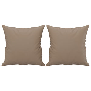 2-Sitzer Sofa Cappuccino-Braun Kunstleder