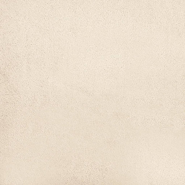 Beiger Sessel mit Hocker aus Mikrofaser