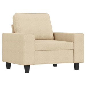 4-teilige Sofagarnitur Creme