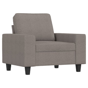 4-teilige Sofagarnitur Taupe Stoff