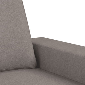 4-teilige Sofagarnitur Taupe Stoff