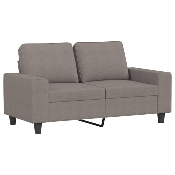2-teilige Sofagarnitur Taupe Stoff
