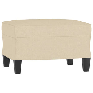 3-teilige Sofagarnitur Creme Stoff