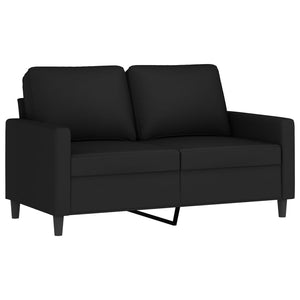 Schwarze Samt Sofagarnitur, 4-teilig