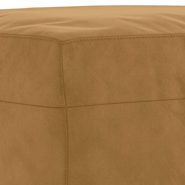 4-teilige Sofagarnitur Braun Samt