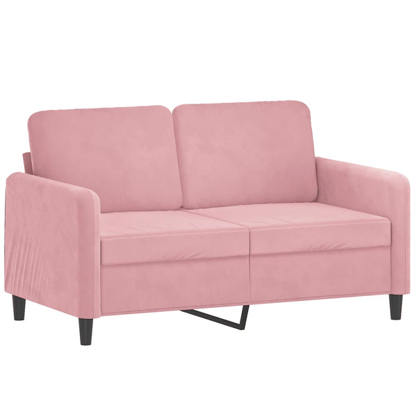 3-teilige Sofagarnitur Rosa Samt