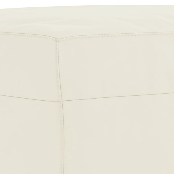 3-teilige Sofagarnitur Creme Samt