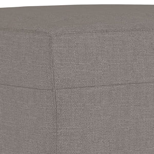 4-tlg. Sofagarnitur Taupe Stoff mit Kissen