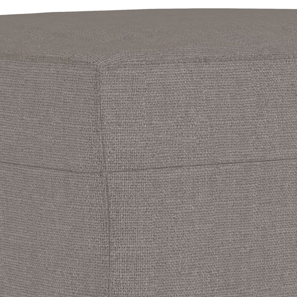 4-tlg. Sofagarnitur Taupe Stoff mit Kissen