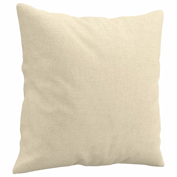 2-teilige Sofagarnitur Creme Stoff