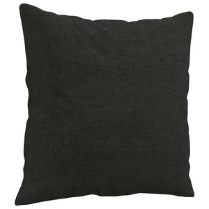 2-tlg. Sofa-Set mit Kissen, Schwarz