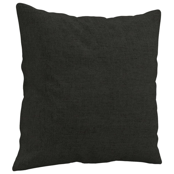 2-tlg. Sofa-Set mit Kissen, Schwarz