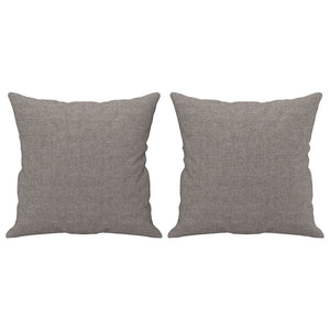 2-teilige Sofagarnitur Taupe Stoff
