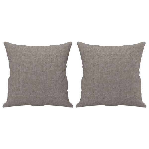 2-teilige Sofagarnitur Taupe Stoff