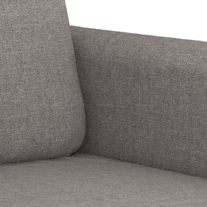 2-teilige Sofagarnitur Taupe Stoff