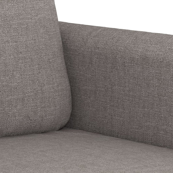 2-teilige Sofagarnitur Taupe Stoff