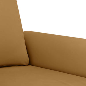vidaXL 4-piece Sofa Set with Cushions Brown Velvet