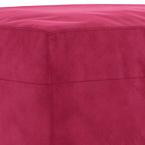 vidaXL 4-Piece Sofa Set with Cushions Wine Red Velvet