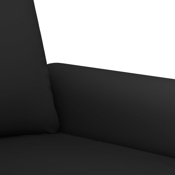 vidaXL 4-Piece Sofa Set with Cushions Black Velvet