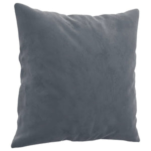 vidaXL 2-Piece Sofa Set with Cushions Dark Grey Velvet