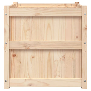 Massiver Pflanzkübel aus Kiefernholz 60x60x60 cm