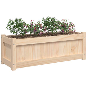 Pflanzkübel Kiefer Massivholz 90x31x31 cm