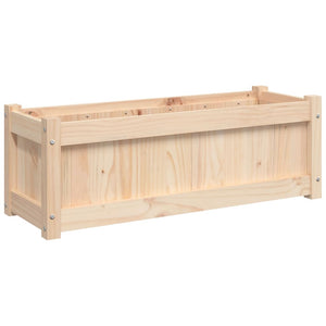 Pflanzkübel Kiefer Massivholz 90x31x31 cm