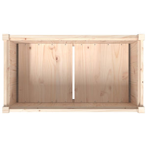 Pflanzkübel Kiefer Massivholz 90x50x70 cm