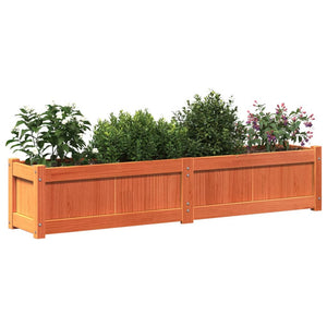 Pflanzkübel Wachsbraun 150cm Kiefer Massivholz
