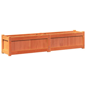Pflanzkübel Wachsbraun 150cm Kiefer Massivholz