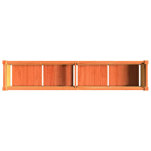 Pflanzkübel Wachsbraun 150cm Kiefer Massivholz