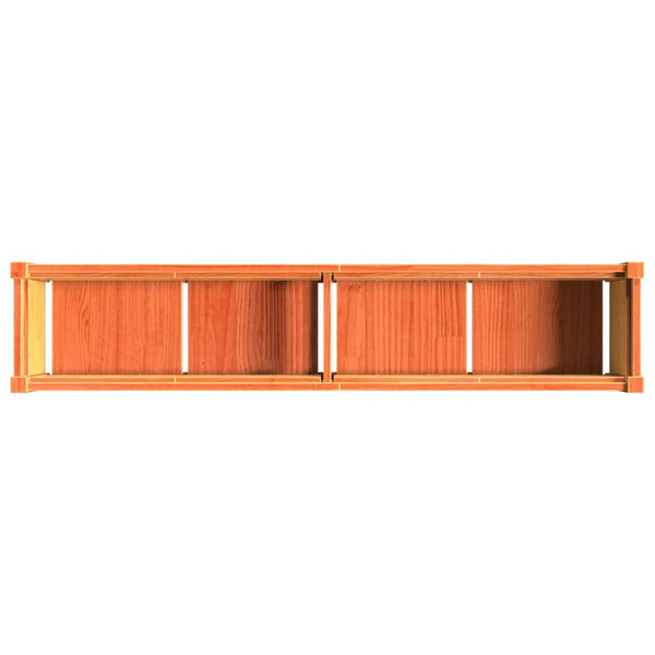 Pflanzkübel Wachsbraun 150cm Kiefer Massivholz