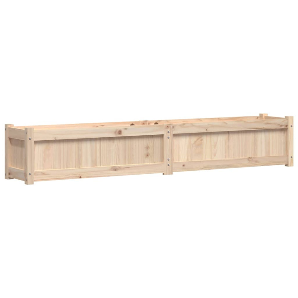 Holz Pflanzkübel 180cm Kiefer Massivholz
