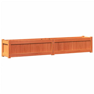 Pflanzkübel Wachsbraun 180cm Kiefer Massivholz
